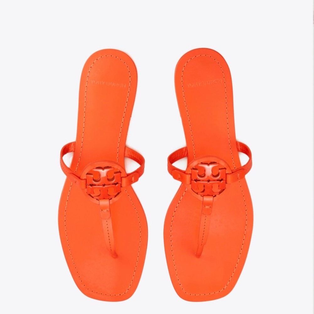 Tory Burch Mini Miller Leather Tong Sandal